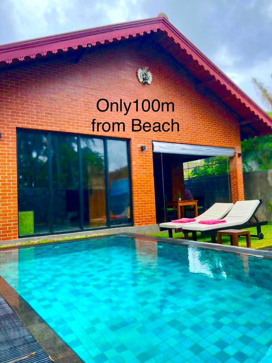 Negombo Morawala Beach Villa Eksteriør bilde